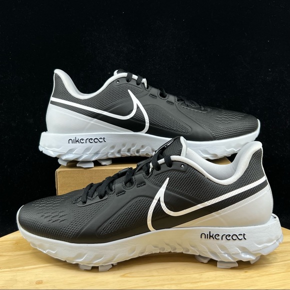Nike React Infinity Pro Golf Black Grey Platinum White CT6620-004 sz 7.5 Men's - Picture 1 of 10